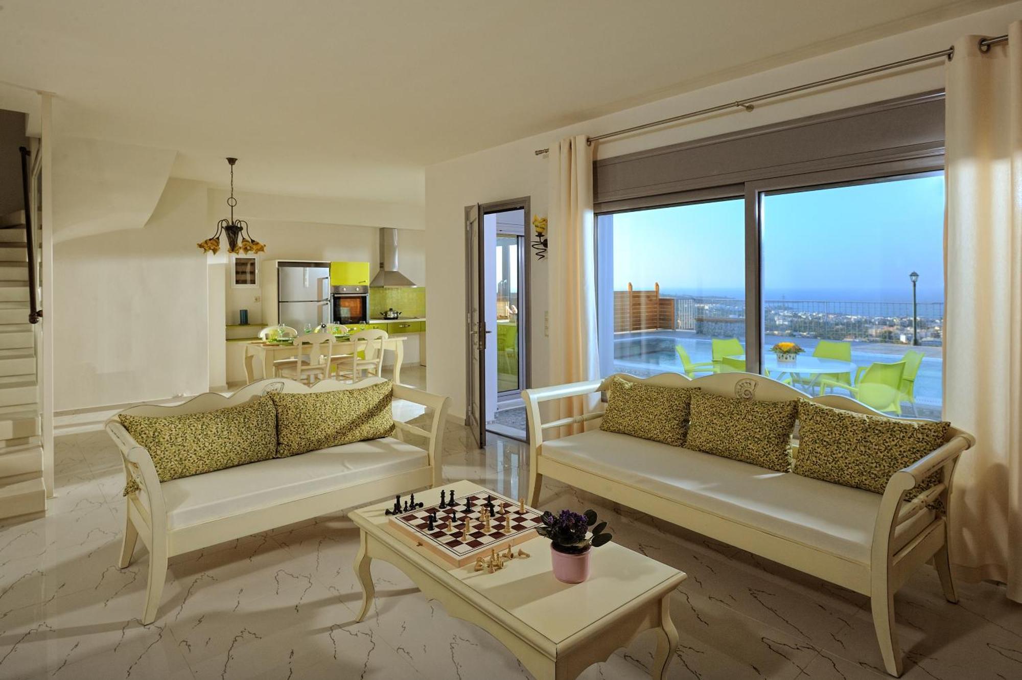 Danae Villas Hersonissos  Ruang foto
